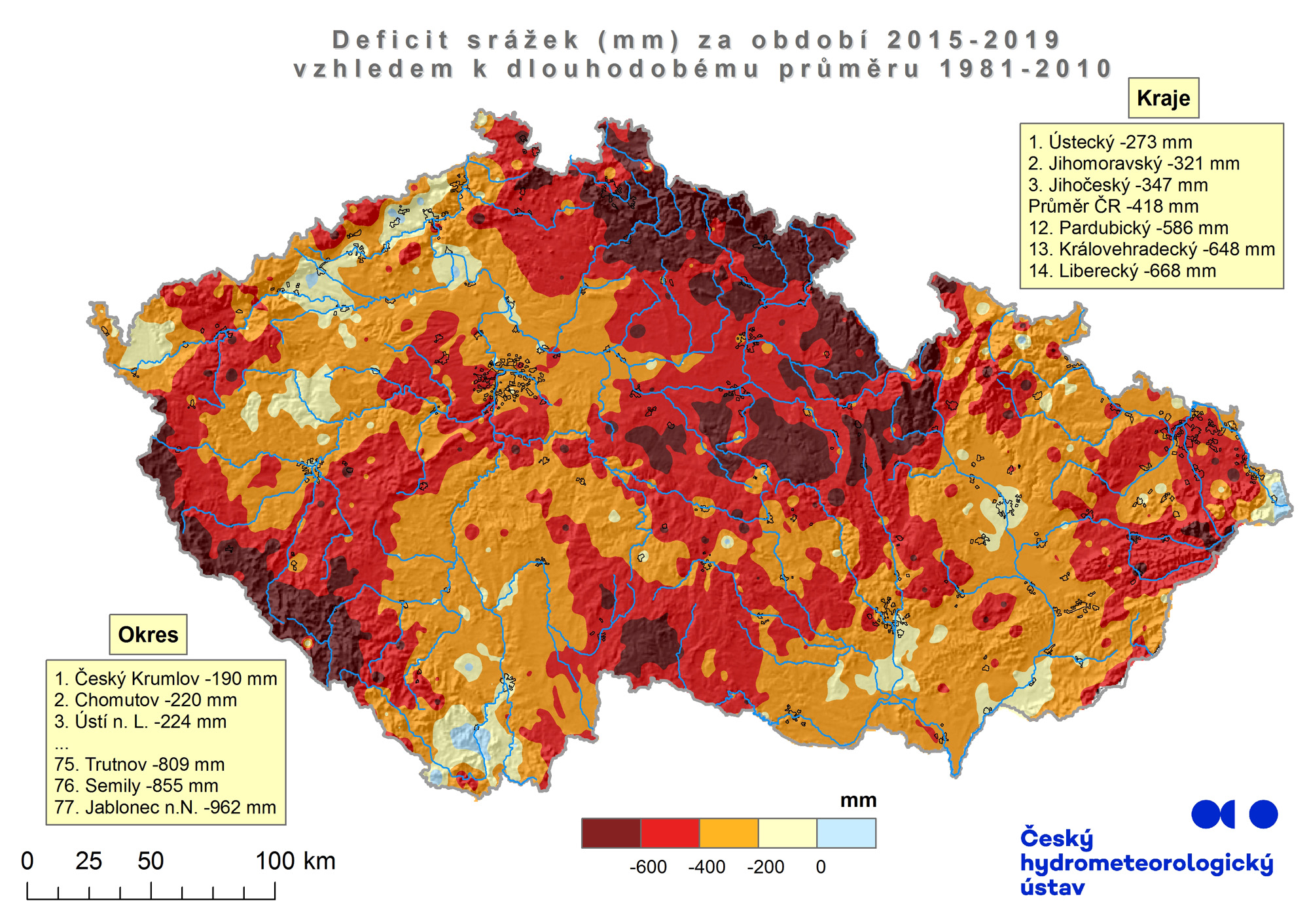 Deficit srážek za období 2015-20191 min čtení