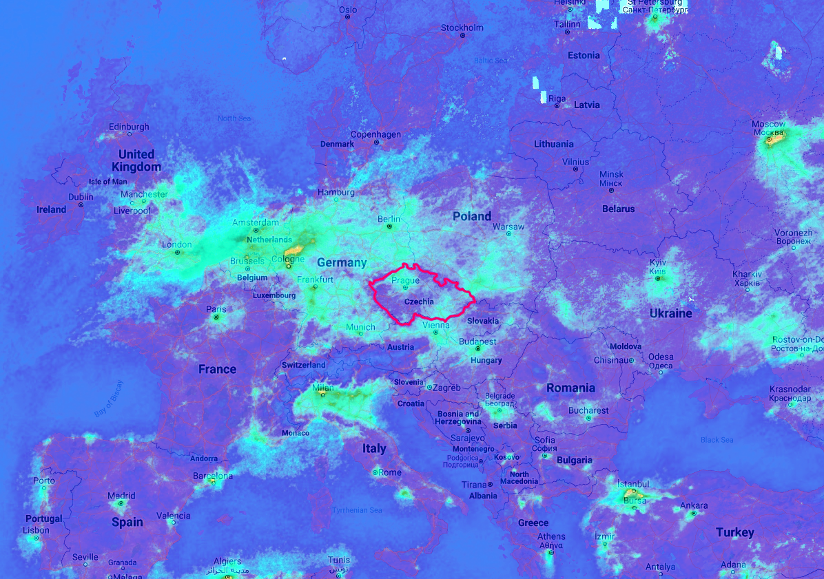 Koncentrace NO2 během karantény v České republice – družicové snímky a staniční data9 min čtení