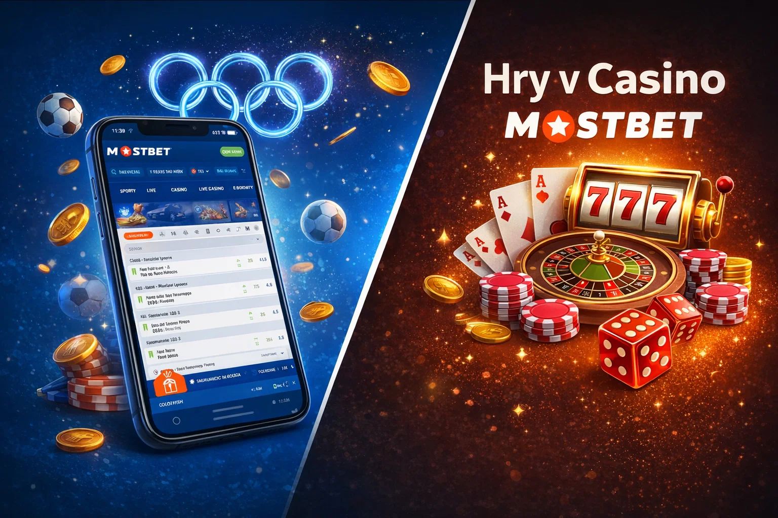 Hry v Casino Mostbet